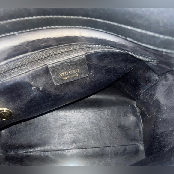 Gucci Diana Bamboo Mini Black Leather Tote - Picture 4 of 5